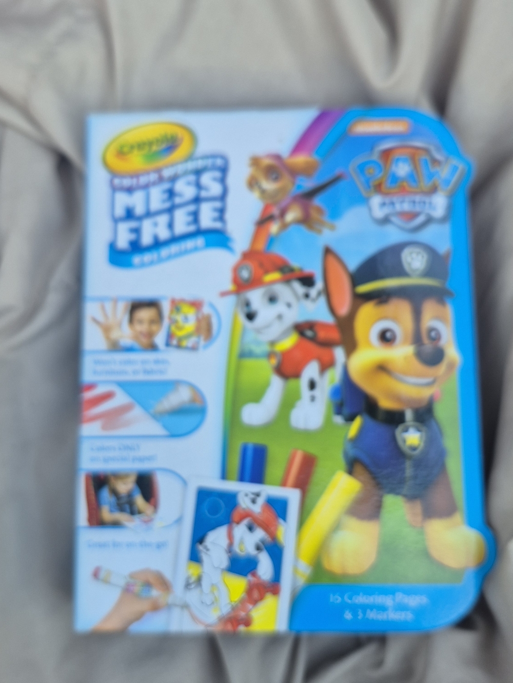 Crayola Paw Patrol Mess Free Coloring Kit - Blue